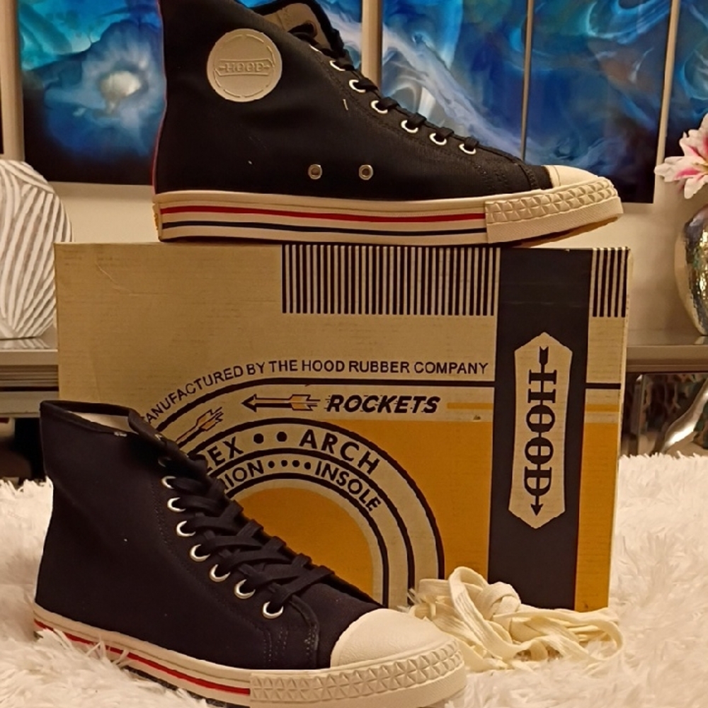 Mitchell & Ness Hood Rocket 66 HC Men's Sz 10 Women's 12 Basketball Sneakers 🆕
